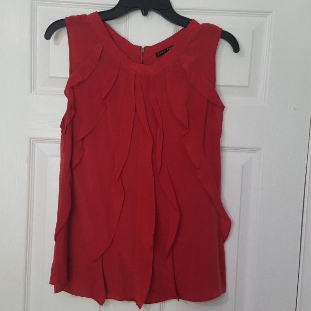 Pure Sugar Silk Ruffle Top